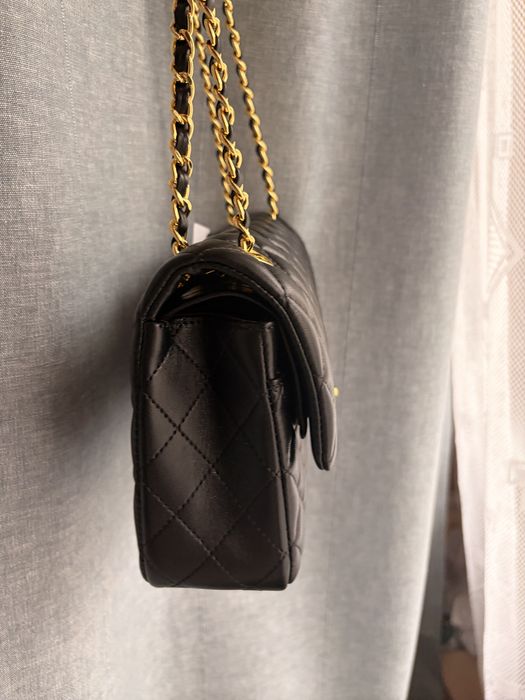 Chanel flap skóra naturalna  torebka