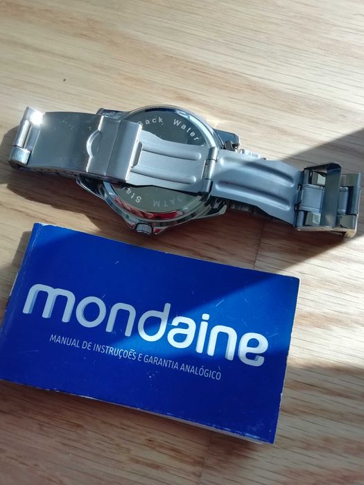 Relógio Masculino Mondaine em Aço Inoxidável