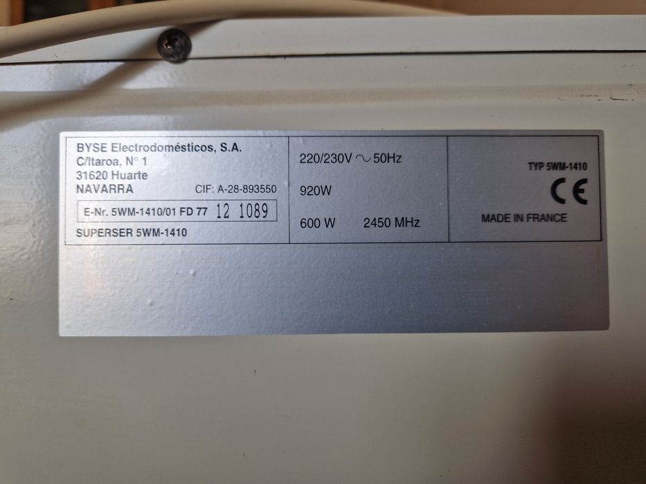 Microondas Superser
