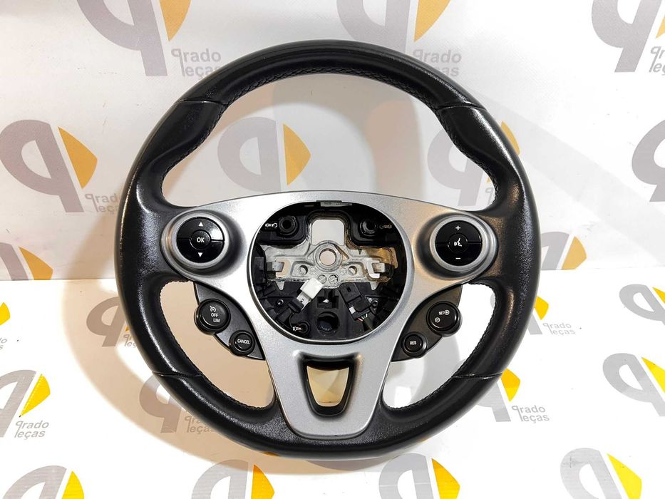 Volante Multifunções pele smart fortwo 453