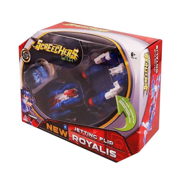 Машинка-трансформер Screechers Wild S2 L2 Роялис EU68430, акц