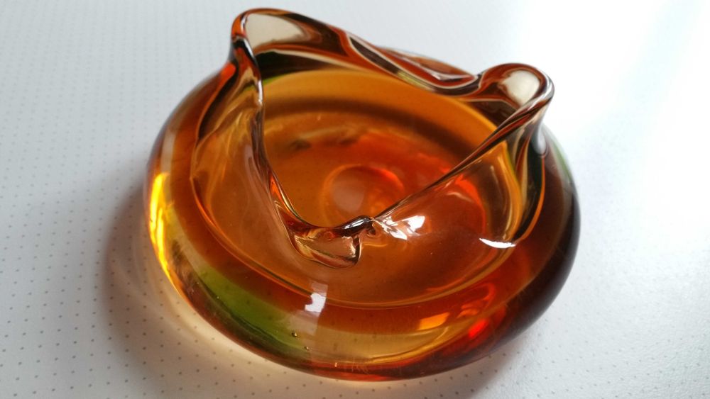 Пепельница Цветное стекло СССР