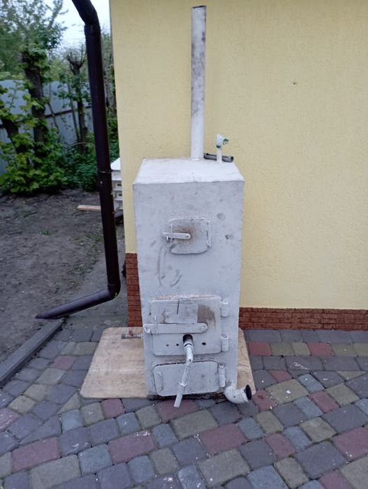 Котел газ дрова в робочому стані