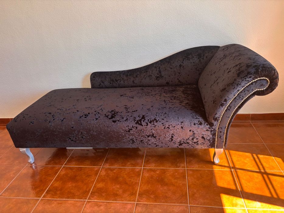 Chaise Longue preta