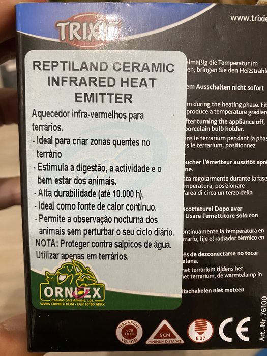 Lampada solar para repteis 50w