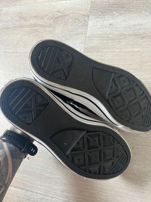 Czarne tenisówki Converse 36,5