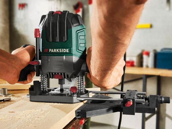 Фрезер ручний фрезерний верстат Parkside POF 1200 d3 1200 Вт