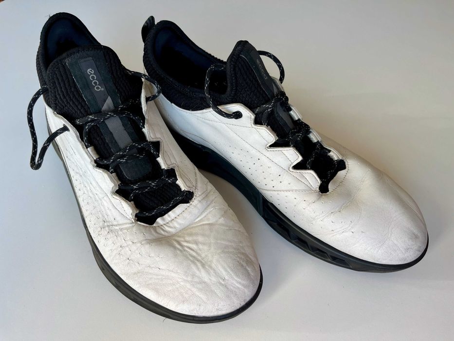 Męskie buty ECCO M Golf Biom C4 - rozmiar 46 (30,5cm) białe, Gore-Tex