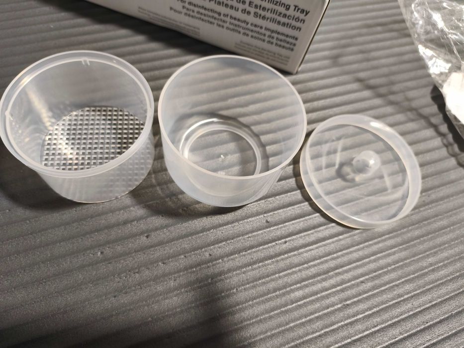 Caixa de desinfecção de ponteiras de brocas unhas