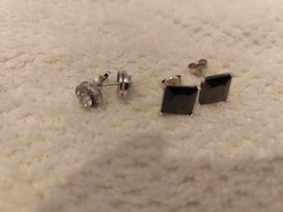 Conjunto brincos prata