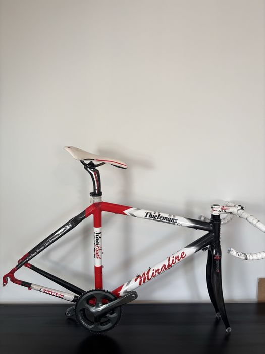 Frameset szosowy rama karbon aluminium