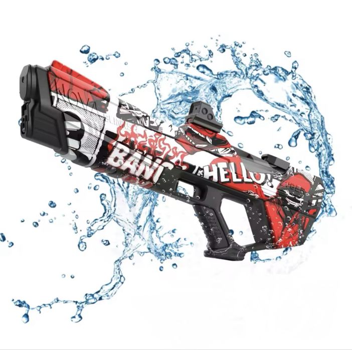 Дитячий водяний автомат Water Gun, водяний бластер, водяний пістолет, іграшка для активних ігор, водяна зброя