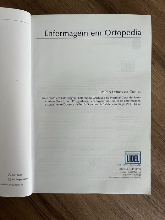 Livro Enfermagem em Ortopedia