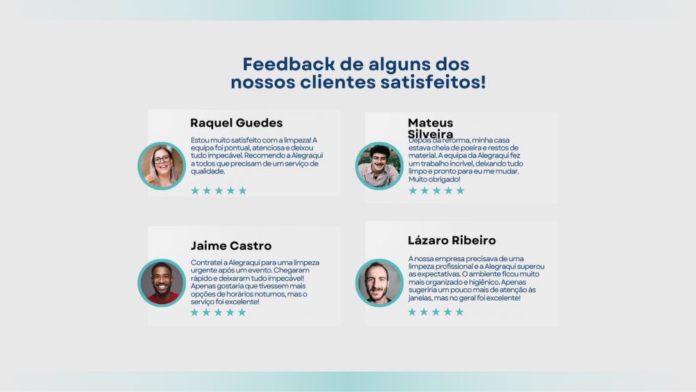 Servicos de Limpeza - Casas/ condominios/ Pós obras/ Escritórios