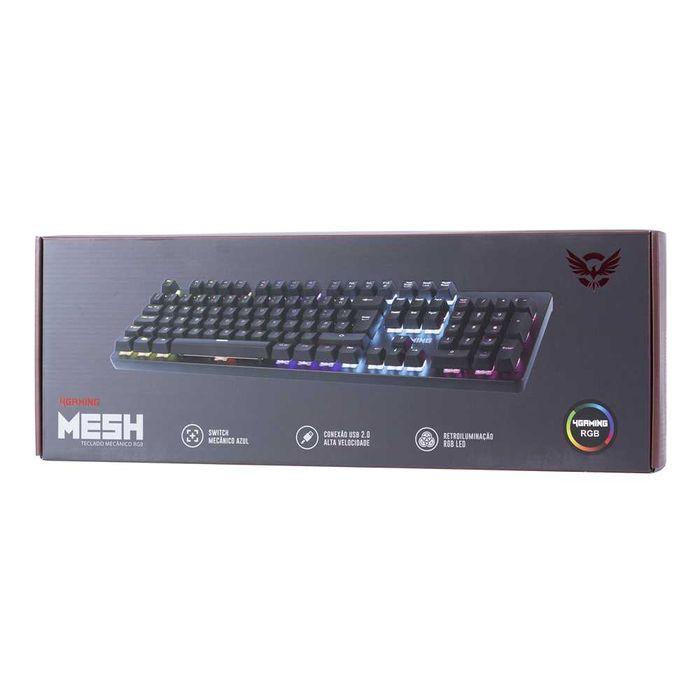 Teclado Mecânico Gaming 4GAMING Mesh RGB