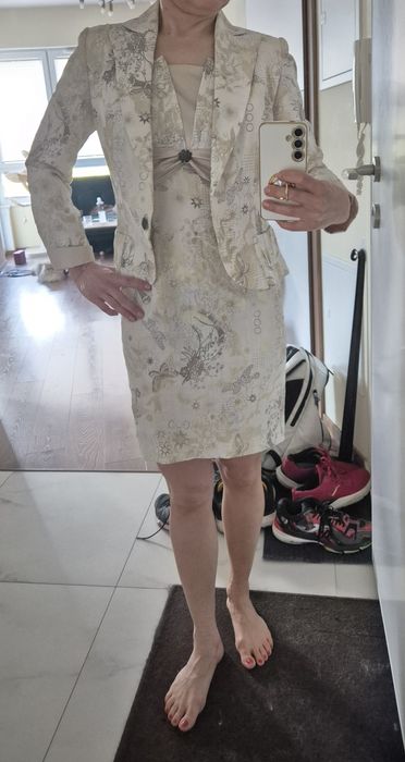 Pretty One komplet 34 sukienka i żakiet komunia wiosna