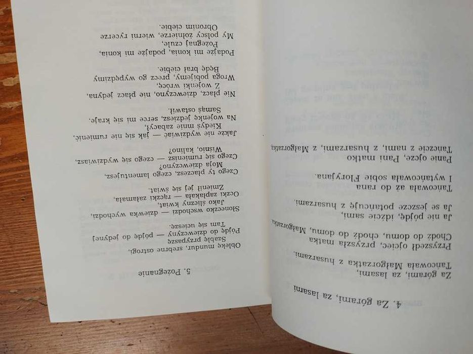 Polskie pieśni patriotyczne  1988 rok, wybór Jasiński Matulewicz