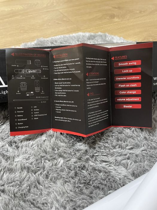 Світловий меч (лазерний) 2 шт