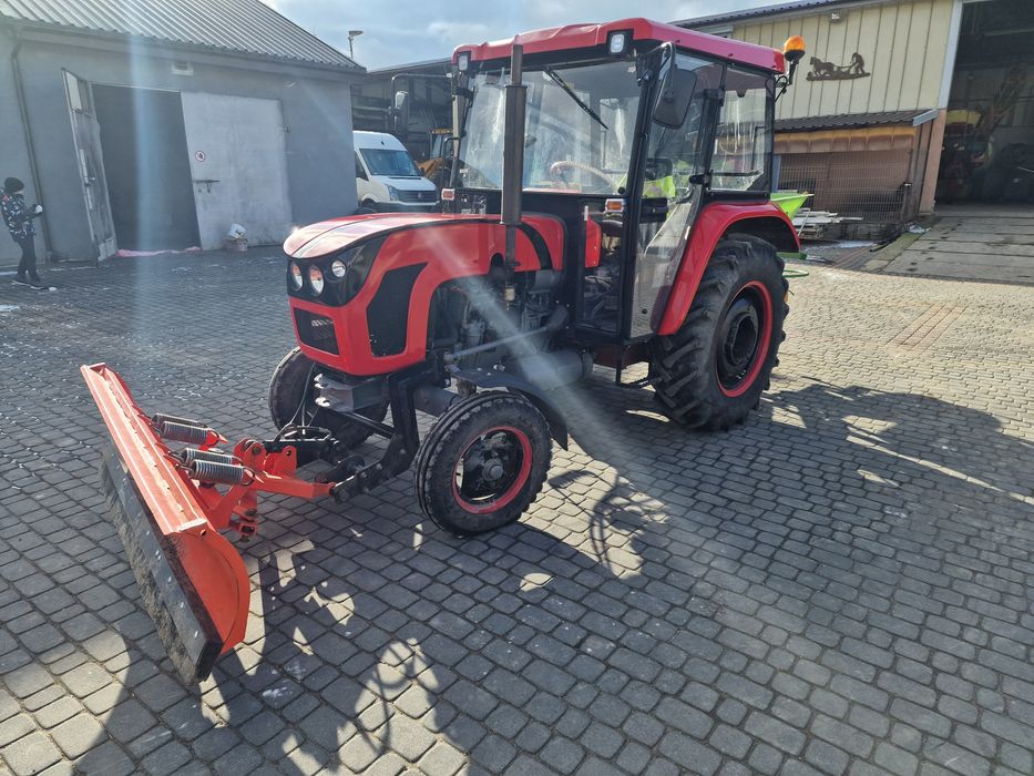 Ursus c-360 3p nowy model i pług do śniegu hydrauliczny