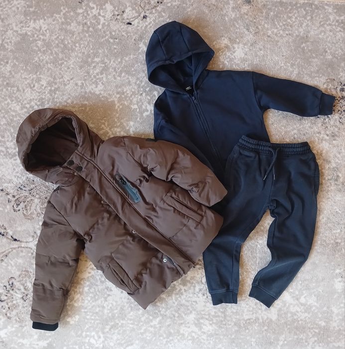 Куртка зимова на флісі +костюм Next 5р 110см