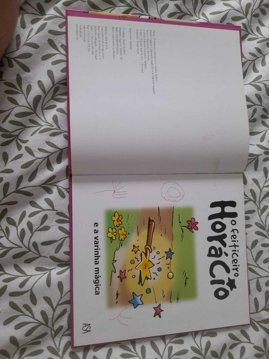 Livro "O Feiticeiro Horácio e a varinha mágica"