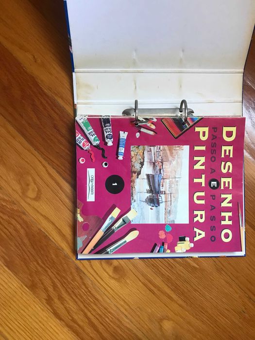 Desenho e Pintura Conjunto Cassete VHS e Fascículos