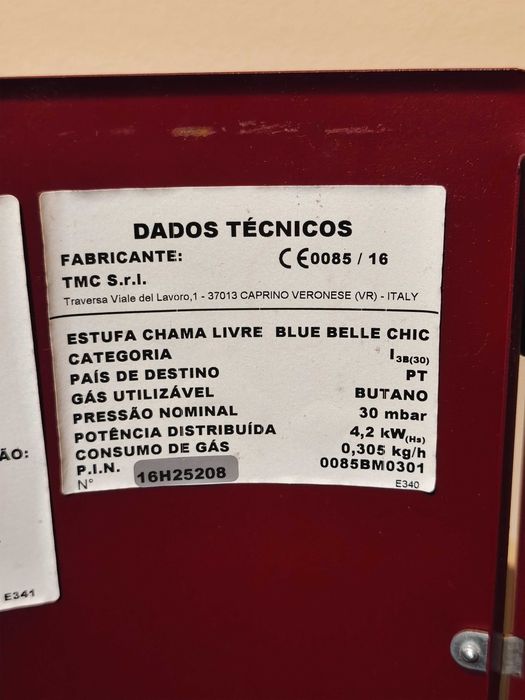 Aquecedor a Gás botija
