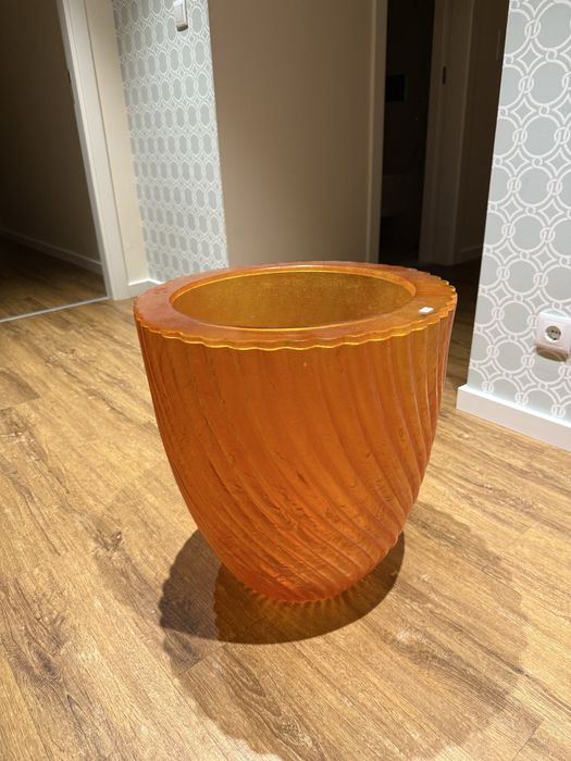 Vaso Noo Numero cor de laranja