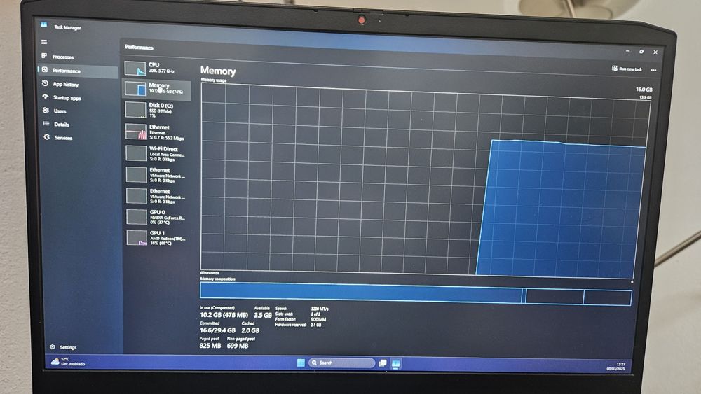 Portátil Ryzen 5 5600h, 16gb ram