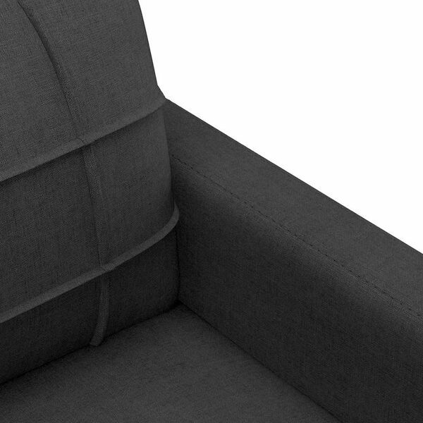 Sofa 3-osobowa czarna