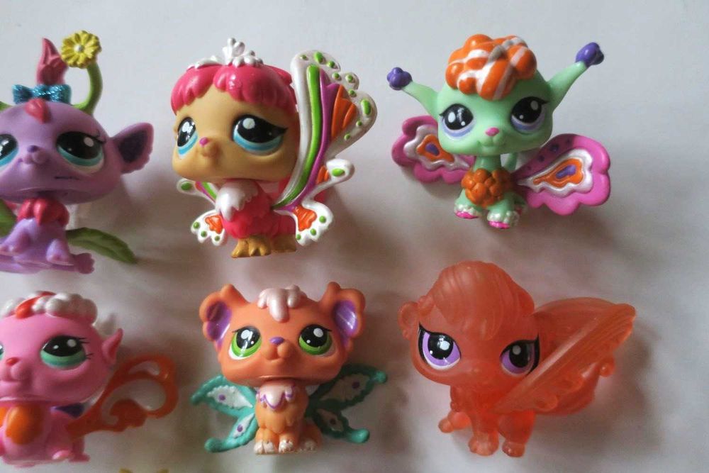 Zestaw 9 szt wróżki Littlest Pet Shop LPS wróżka pet shop