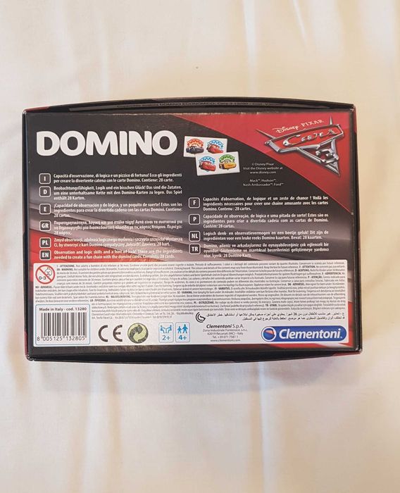 Domino carros faisca macqueen