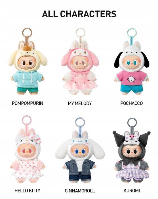Labubu x Sanrio blind box 1 sztuka ORYGINAŁ