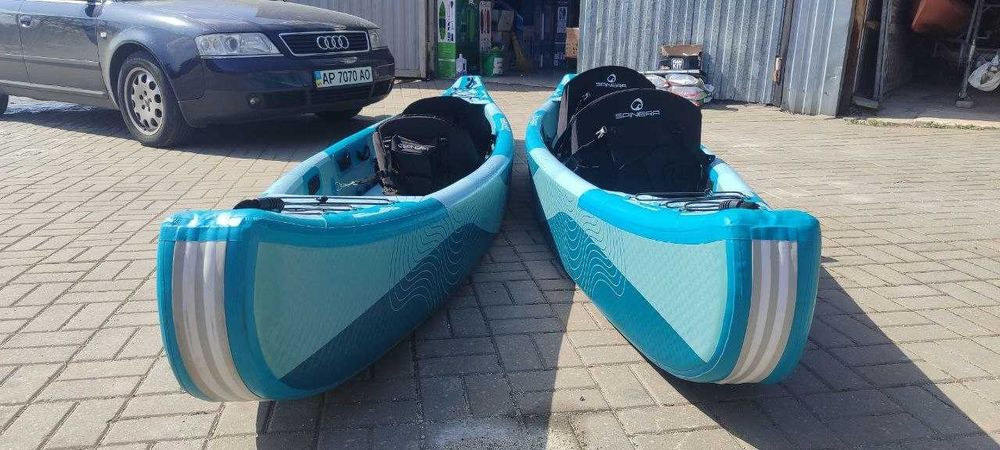 ХІТ Spinera Kayak Molveno 2 КАЯК DropStitch байдарка 430 САП Sup SUP дошка 2 шари слоя доска надувна Stand Up Paddle board борд SUB SAP надувная