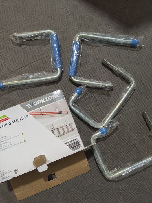 4 ganchos suporte (bicicleta/prancha)