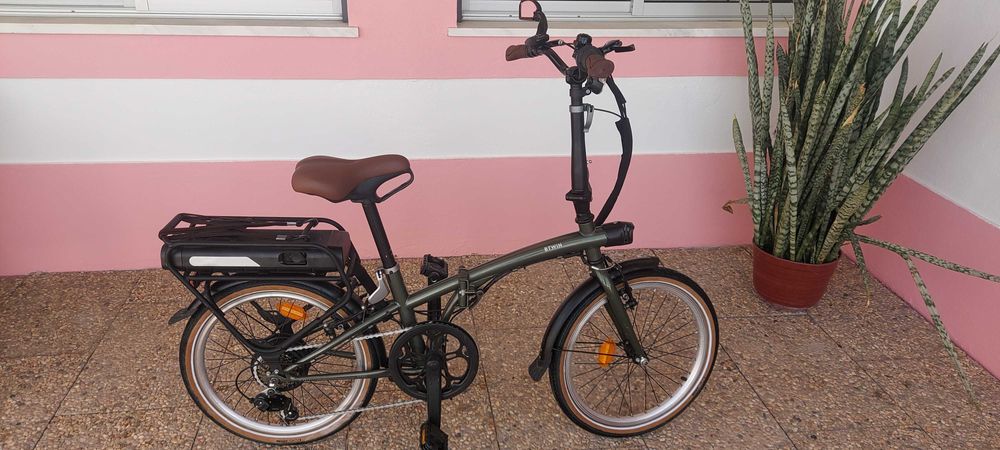 Bicicleta Elétrica Dobrável E FOLD 500 Verde