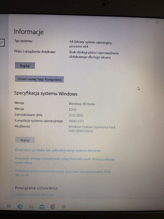 Laptop Lenovo 15 cali