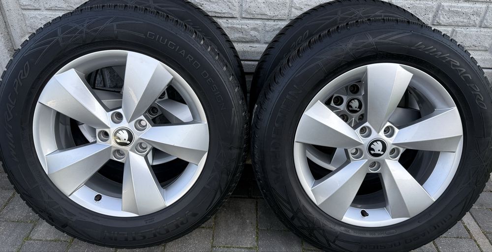 Oryginalne Felgi Koła Skoda 5x112 Kodiaq 215/65R17 zima Tiguan Q3