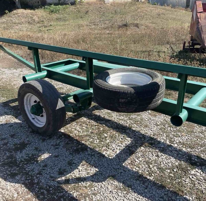 Універсальний Візок Тєлєжка Тележка Для Жатки, На Ресорах, На Кругу.
