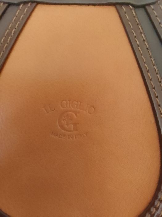 Skórzany Plecak Torebka 2w1 IL GIGLIO FIRENZE Made in Italy Camel NOWY