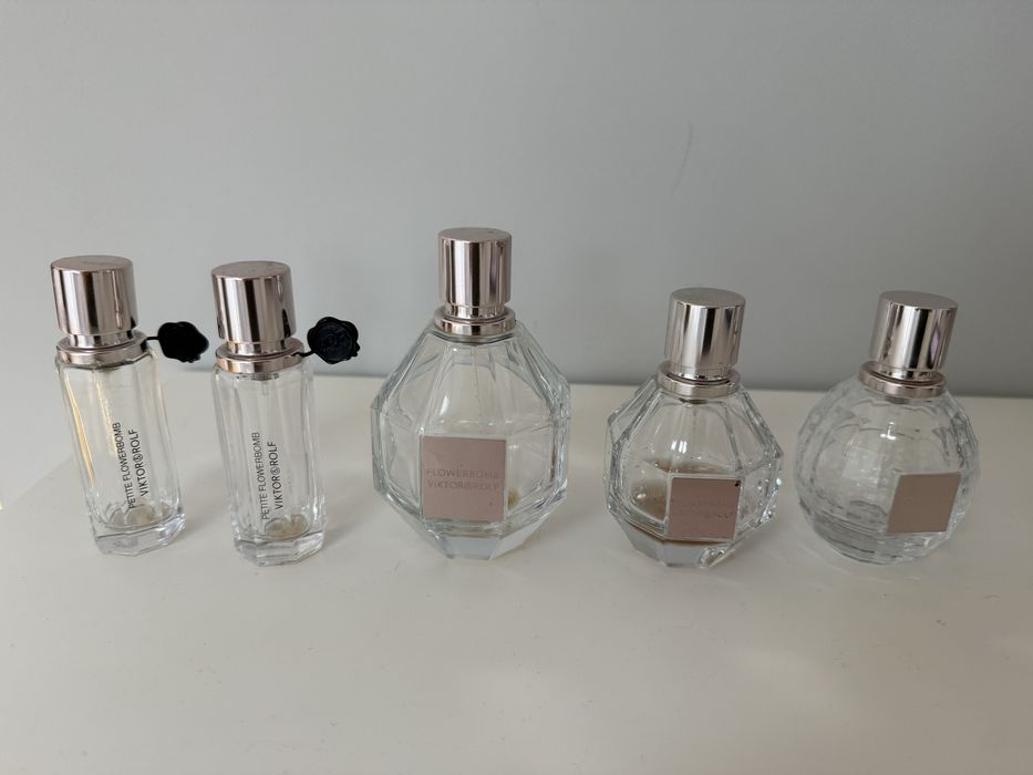 Flowerbomb victor & rolf butelki flakony 5 szt 100 ml 50 ml 20 ml
