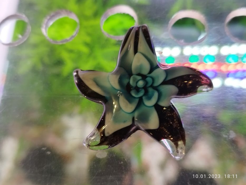 Підвіска скляна зірка