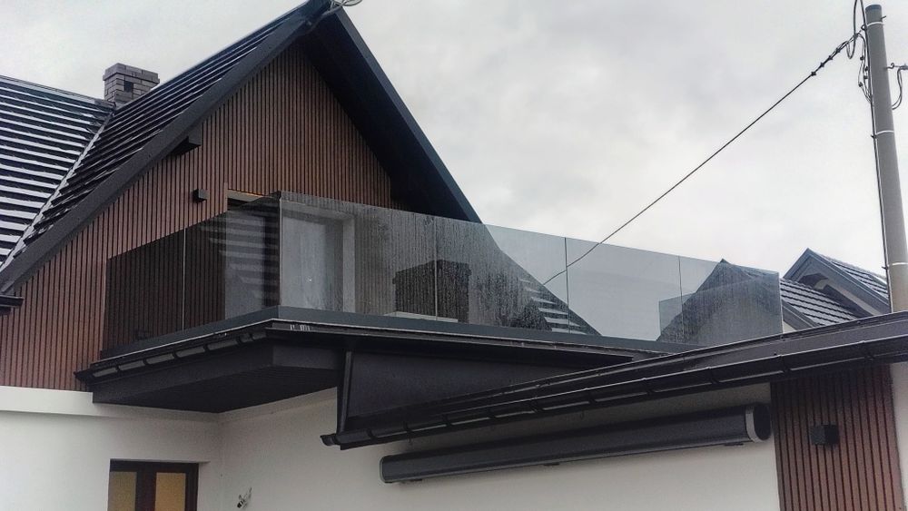 Zadaszenia tarasów, Carport, Szklane balustrady, daszki wejściowe