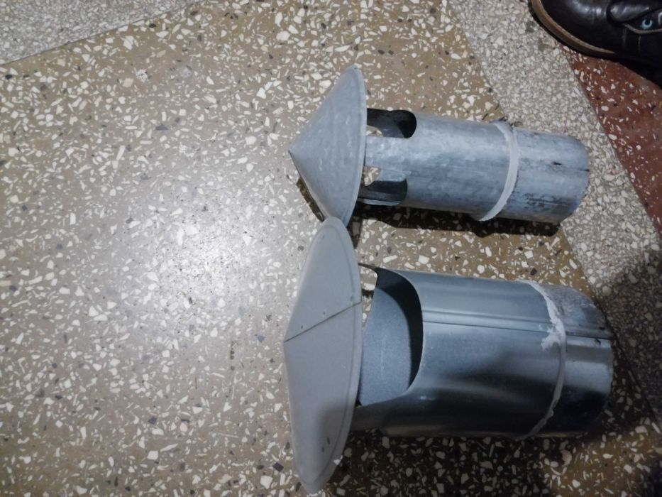 Daszek kominowy ocynk fi 100 mm