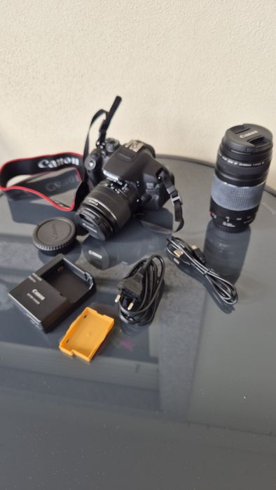 Canon EOS 700D + zoom lens ef + bolsa
