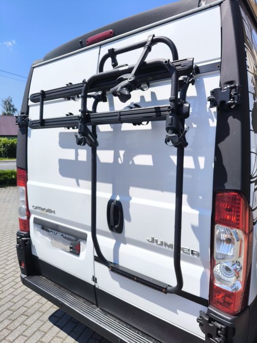 Bagażnik rowerowy Thule do kampera campervana przyczepy kempingowej
