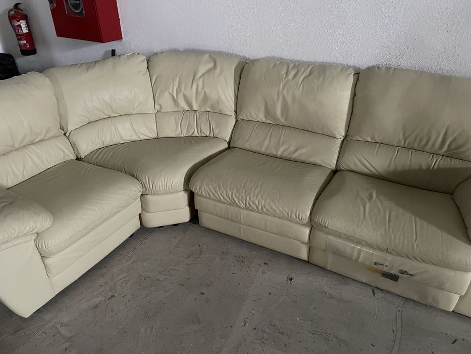 Sofá de pele para venda