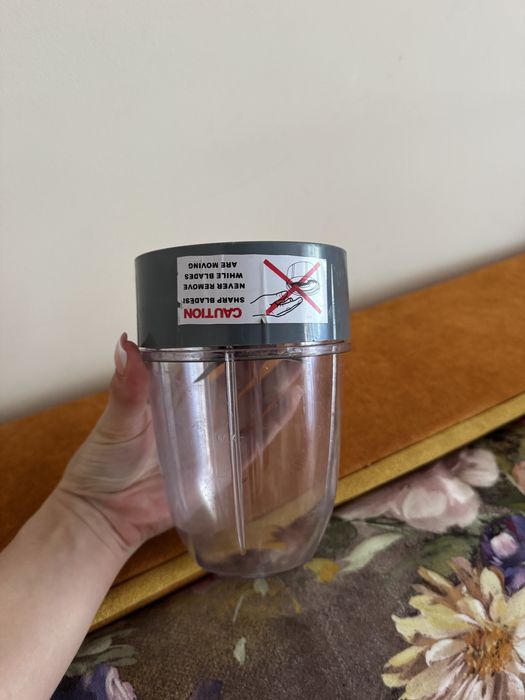 Чаша (склянка 510 мл) маленька для блендера Delimano Magic Bullet/NutriBullet 600W, NutriBullet Pro 900W лезо ніж для блендера
