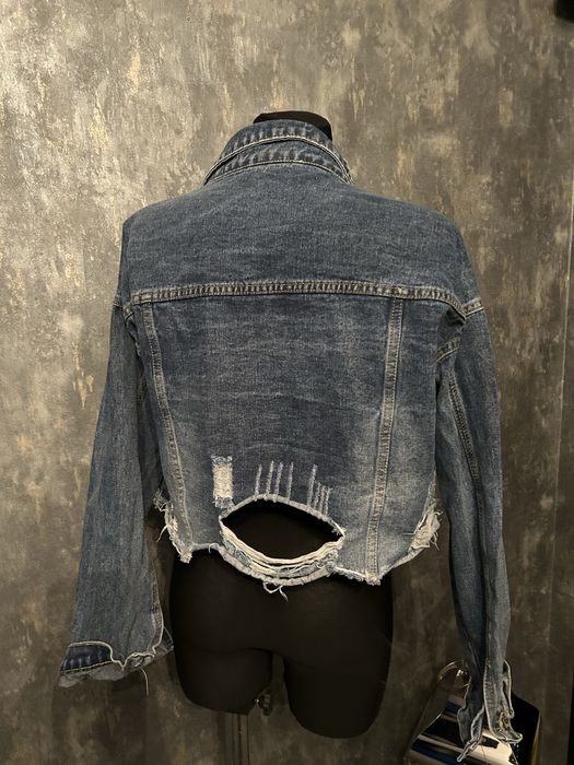 Kurtka jeans Gil Santucci-ozdoby koraliki r.L