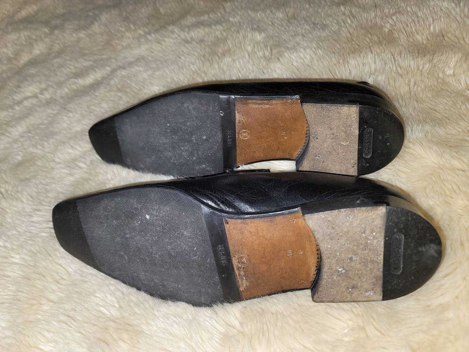 Мужские туфли A.Testoni из кожи страуса.